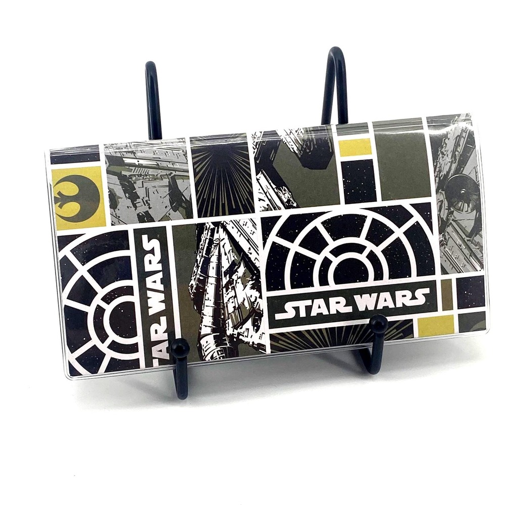 New Checkbook Cover Wallet Vinyl Check Register Protector Star Wars Alliance